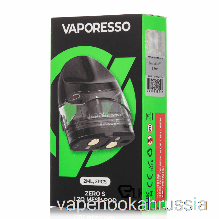 Сменные капсулы Vape Russia Vapesso Zero S 1,0 Ом Zero S Pods